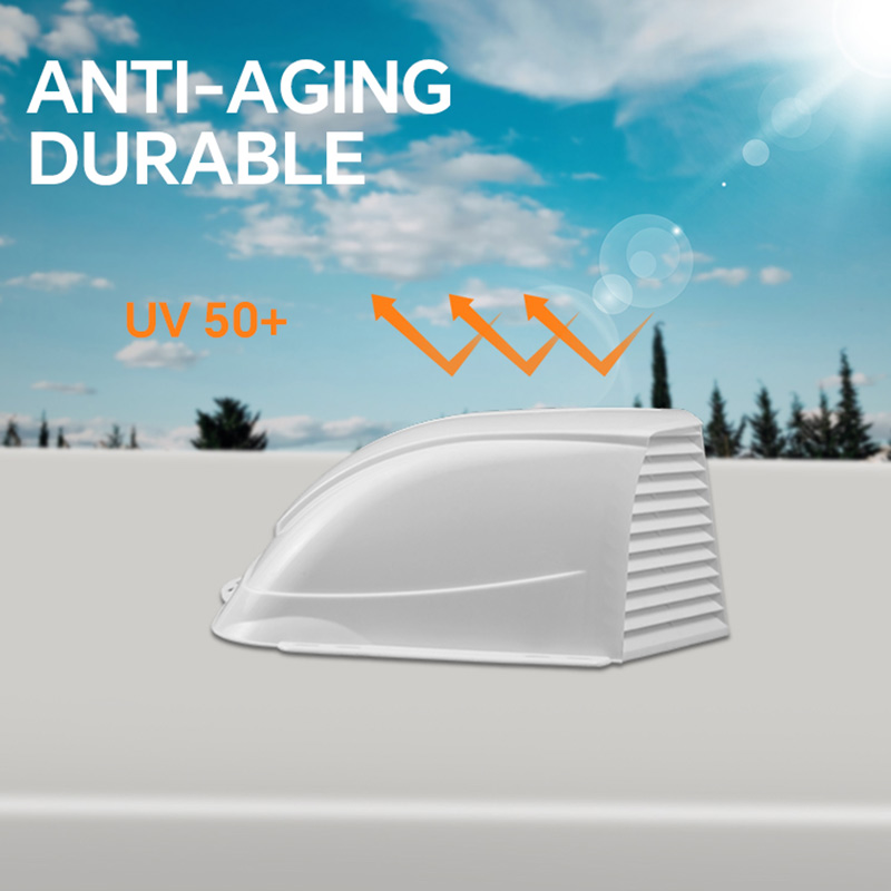 Cubierta para ventilador de techo para vehículos recreativos