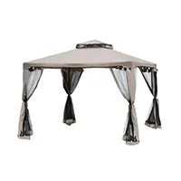 Pavillon mit Metalldach