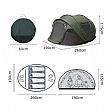 Automatic Instant Camping Pop Up Tent - 60I05K