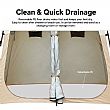 Large Outdoor Portable Camping Shower Tent - 60I24I