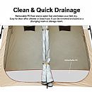 Large Outdoor Portable Camping Shower Tent - 60I24I