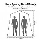 Large Outdoor Portable Camping Shower Tent - 60I24I