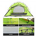 Outdoor Family Camping Flex Bow Canvas Tent - 60I07T