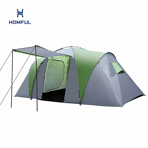 Double-room Design Family Tunnel Tent