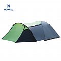 PU3000mm All-weather Waterproof 4-person Camping Tunnel Tent - 60I24F