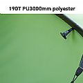 PU3000mm All-weather Waterproof 4-person Camping Tunnel Tent - 60I24F
