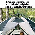 Mushroom Automatic Hexagonal Outdoor Camping Tent - 60I29A