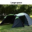 PU3000mm Allwetter-wasserdichtes 4-Personen-Camping-Tunnelzelt - 60I24F