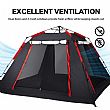 가족 캠핑용 대형 4~6인용 자동 텐트 - 60I11Z