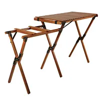 Two Layer Outdoor Movable Kitchen Table