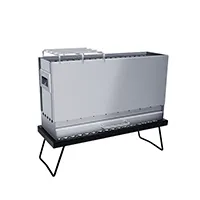 Parrilla de carbón para barbacoa de acero inoxidable