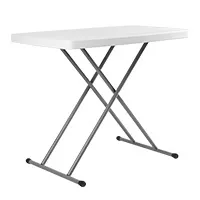 Adjust-Height Folding Table
