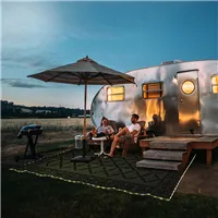 Alfombra de patio con iluminación LED - Patio al aire libre