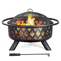 Metal Steel Wood Burning Fire Pit