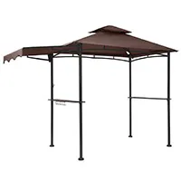 BBQ Grill Gazebo mit Seitenmarkise