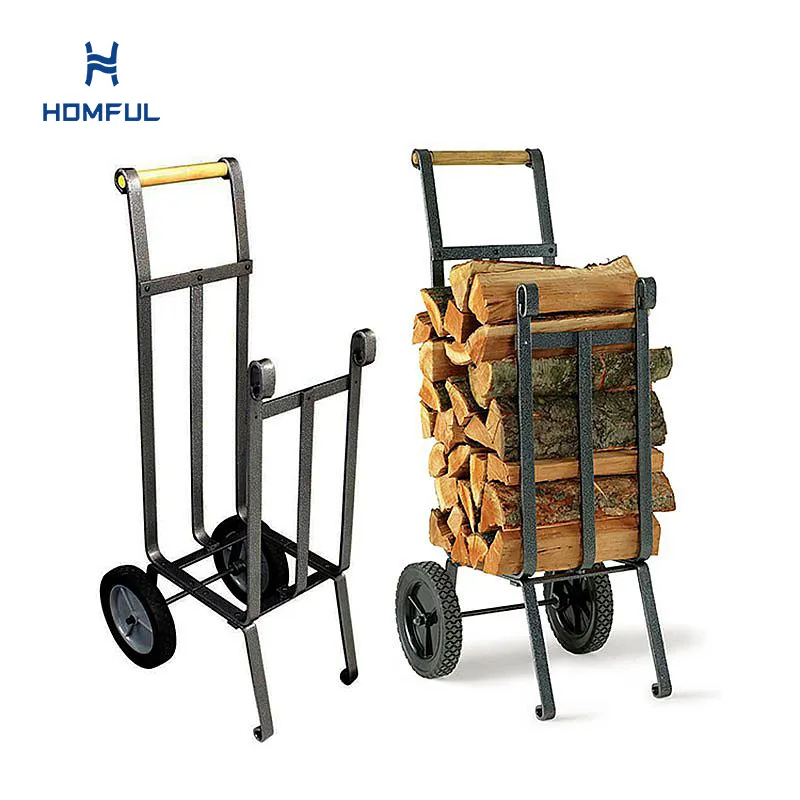 Carrito de leña para leña