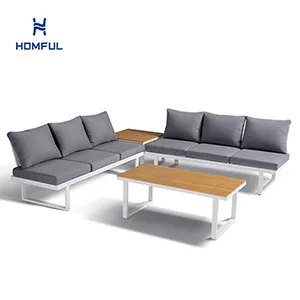 Conjunto de muebles de aluminio