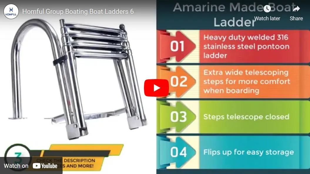Boating: 6 Step Boarding Ladder