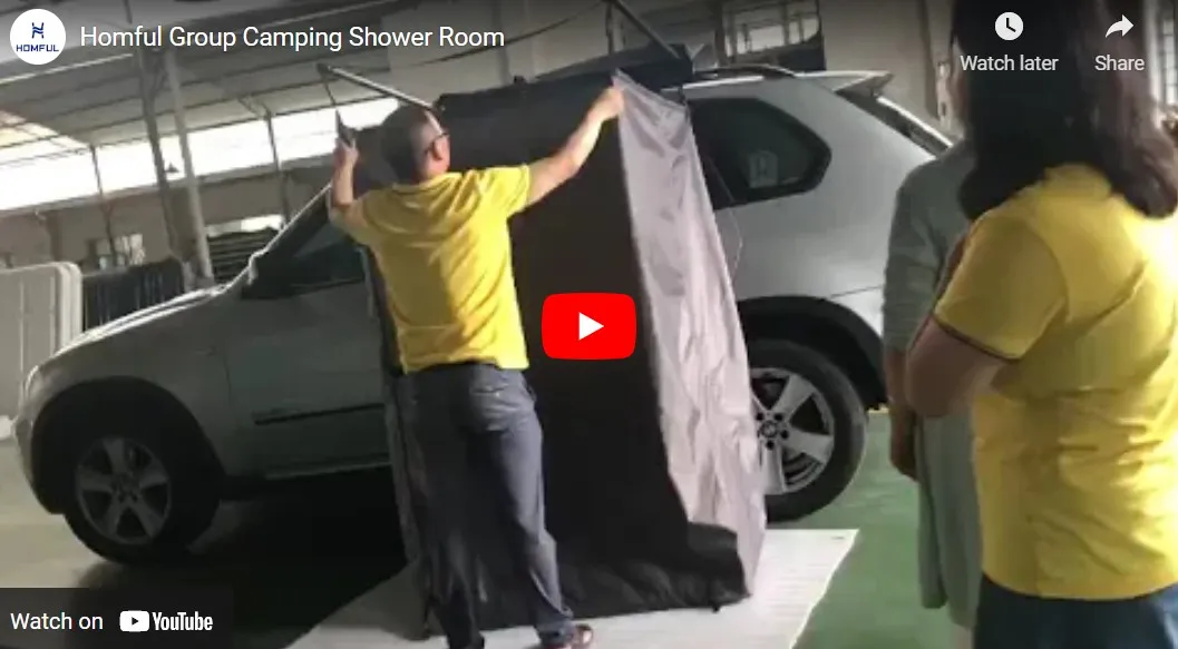 Cámping: Cuarto de ducha para acampar