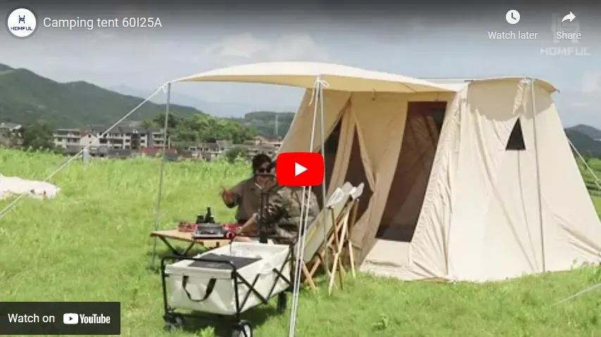 Camping: Large tents for family