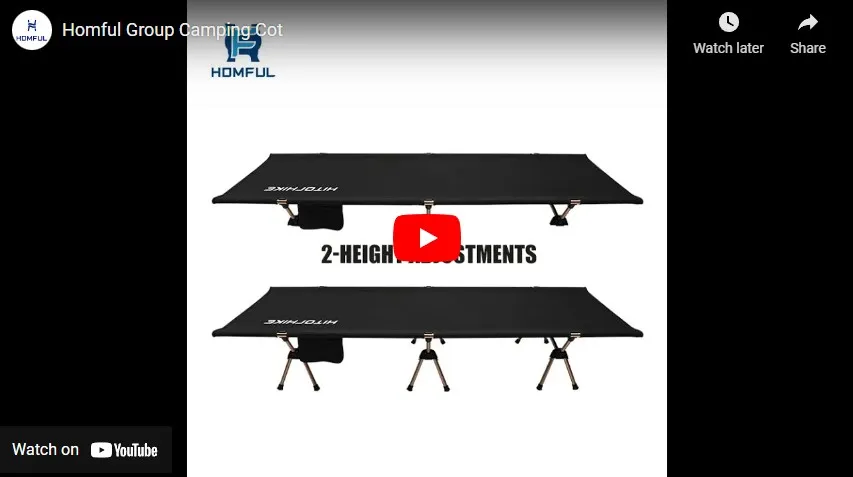 Camping: Outdoor Folding Cot