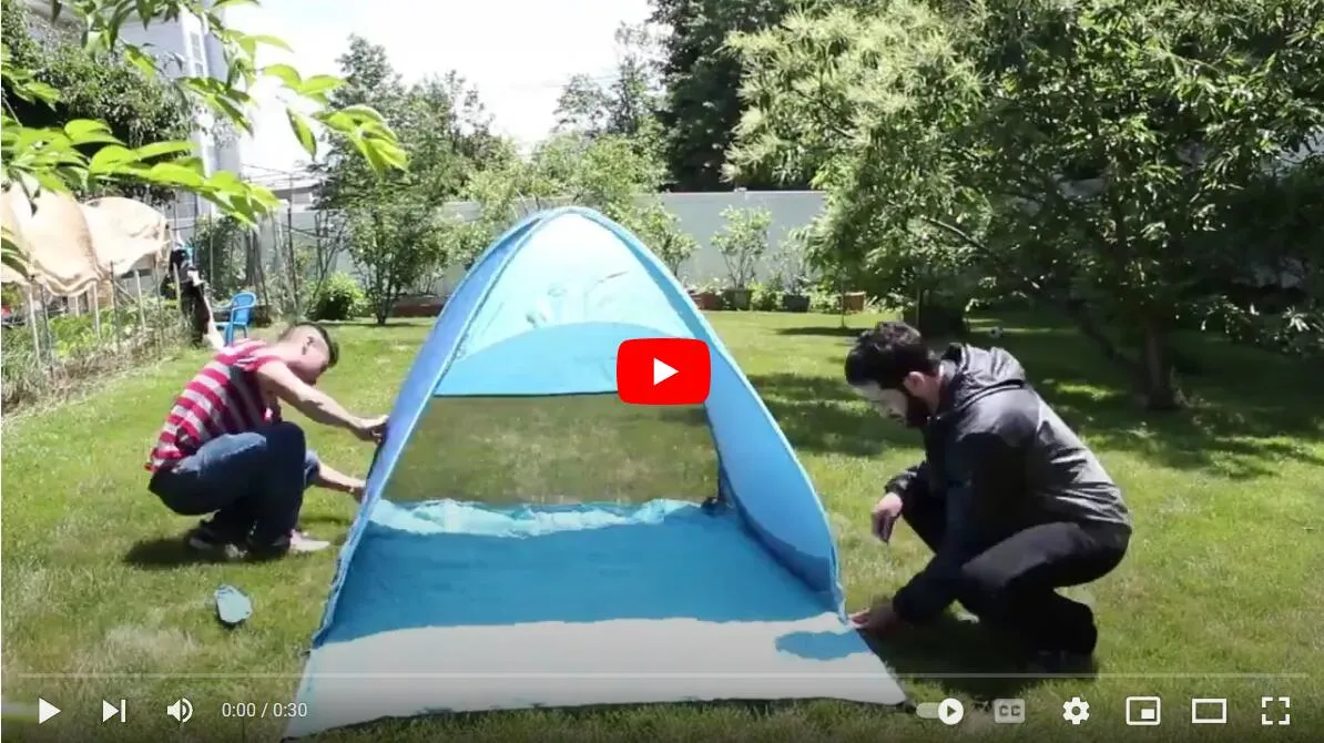 Camping: Outdoor patio tents