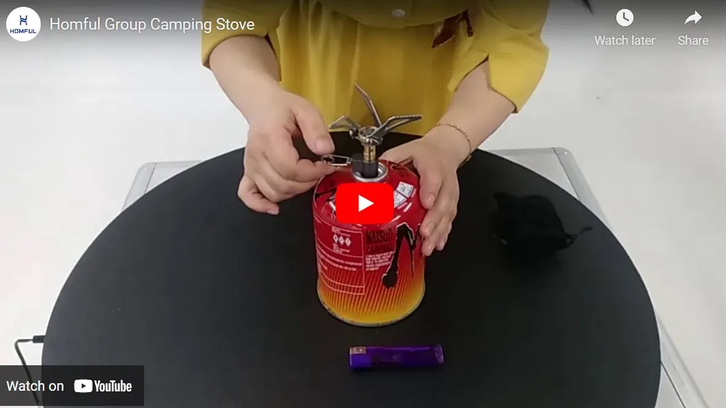 Camping: Single Burner Stove