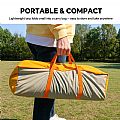Lona impermeable para camping y playa con toldo para varias personas - 60I101