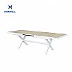 Aluminum Patio Garden Extendable Dining Table - 11D04Z