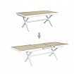 Aluminum Patio Garden Extendable Dining Table - 11D04Z