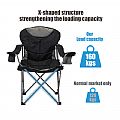 Leichter übergroßer Klappsessel Camping Quad Chair - 60C05U