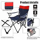 Lightweight High Back Folding Armchair Camping Chair - 60C01X