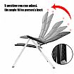 5 Heights Adjustable Folding Dining Chair - 60C05R
