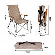 Folding Adjustable High Back Camping Chair - 60C17B