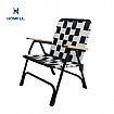Nylon Strap Folding Chair with Armrest - 60C19P