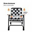 Nylon Strap Folding Chair with Armrest - 60C19P