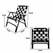 Nylon Strap Folding Chair with Armrest - 60C19P
