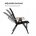 Button Folding Back Chair - 60C23B