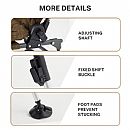 Foldable Fishing Chair with Retractable Stand - 60C24F