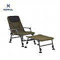 Multifunctional Outdoor Folding Chair with Footstool - 60C24G