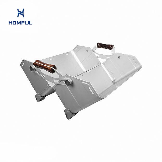 Caja de almacenamiento superior abierta para acampar de aluminio al aire libre