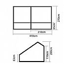 Aufblasbares Zelt Camping - 60I29F