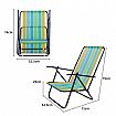 Two Position Adjustable Beach Chair - 60C19Z