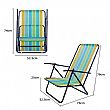 Two Position Adjustable Beach Chair - 60C19Z