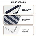 Portable Low Profile Folding Beach Chair with Carry Strap - 60C27B