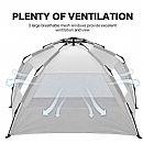 Wholesale Beach Camping Tent for 2-3 People with UPF50+ Sun Protection and Mesh Ventilation - 60I32A