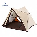 Triangular Beach Camping Tent for 2-3 People with UPF50+ Sun Protection and Easy Setup - 60I32C