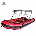2 Bow Round Tube Inflatable Boat Bimini Top - 80B04A