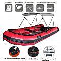 2 Bow Round Tube Inflatable Boat Bimini Top - 80B04A