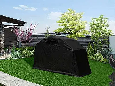 How Secure Is The Motorcycle Shelter?